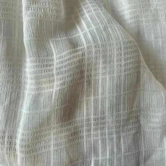 New Reiss Marcia Ladder Sheer Interest White Blouse Size 4 - Picture 13 of 13